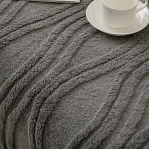 Winter Thickened Non-slip Blanket, Three-Dimensional Embossed Cotton Velvet Sofa Cover