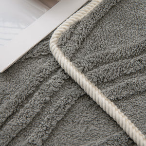 Winter Thickened Non-slip Blanket, Three-Dimensional Embossed Cotton Velvet Sofa Cover