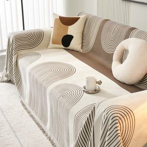 Oversized Sofa Throw Blanket, Couch Protector Throw for Stylish Home Protection