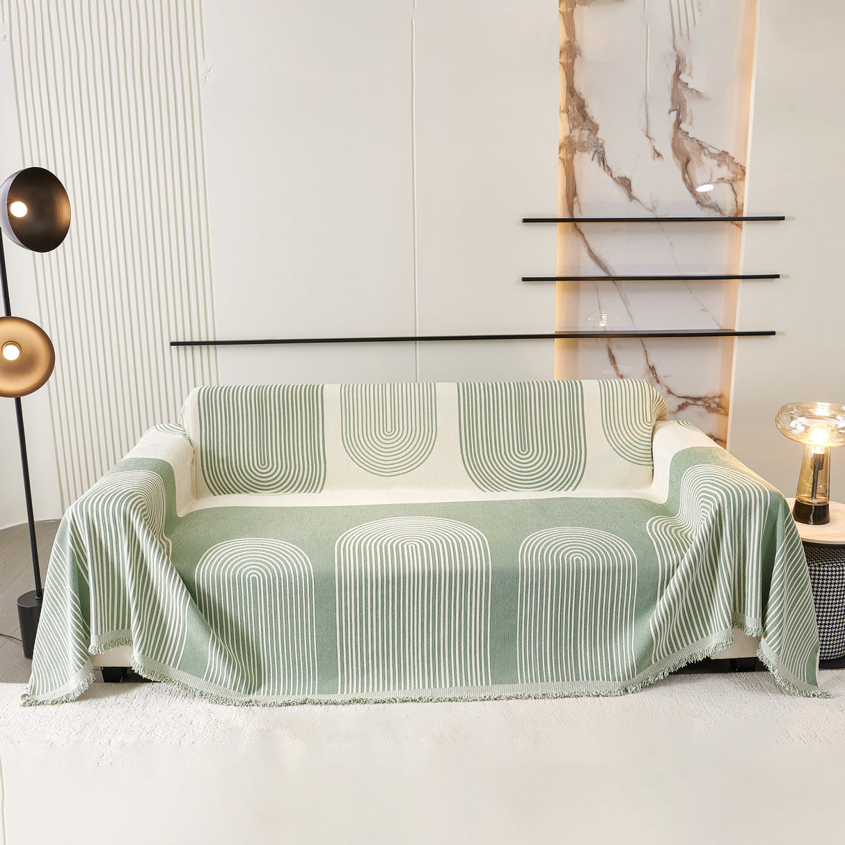 Oversized Sofa Throw Blanket, Couch Protector Throw for Stylish Home Protection