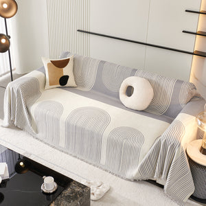 Oversized Sofa Throw Blanket, Couch Protector Throw for Stylish Home Protection