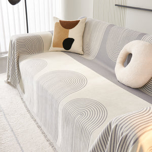 Oversized Sofa Throw Blanket, Couch Protector Throw for Stylish Home Protection