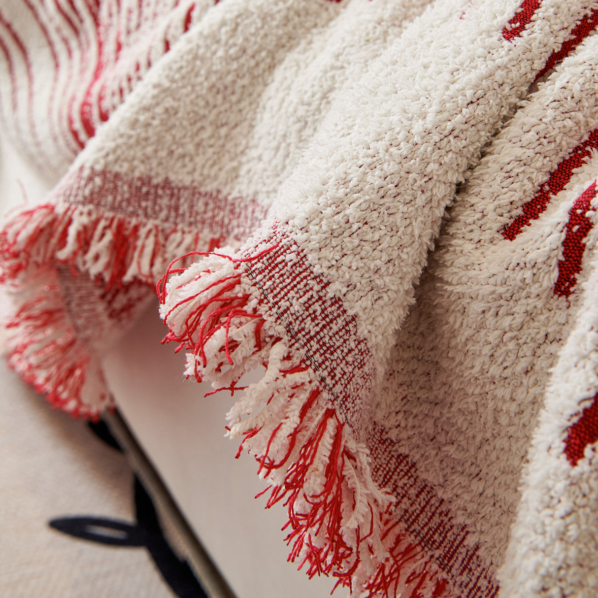 Cozy Striped Sofa Throw Blanket L Shaped Sectional Couch Covers Luxury Throws for Sofas