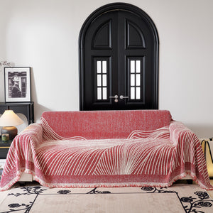 Cozy Striped Sofa Throw Blanket L Shaped Sectional Couch Covers Luxury Throws for Sofas