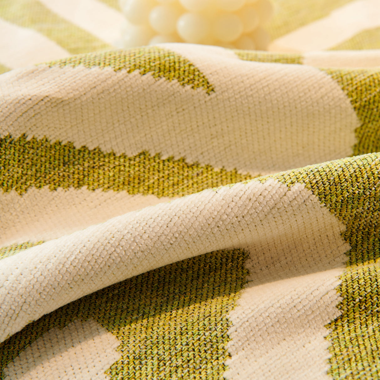 Chenille Geometric Sofa Throw Blanket, Boho Washable Furniture Throw Covers for Sofa