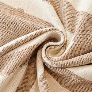 Chenille Geometric Sofa Throw Blanket, Boho Washable Furniture Throw Covers for Sofa