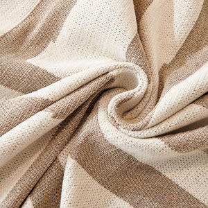 Chenille Geometric Sofa Throw Blanket, Boho Washable Furniture Throw Covers for Sofa