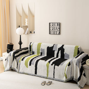 Colorful Chenille Sofa Throw Cover, Fashionable Soft Washable Couch Protector, Sectional Sofa Covers