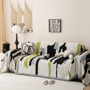 Colorful Chenille Sofa Throw Cover, Fashionable Soft Washable Couch Protector, Sectional Sofa Covers