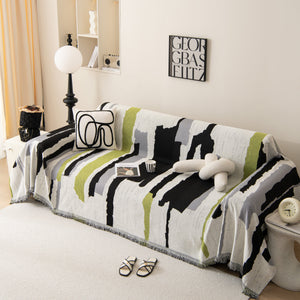 Colorful Chenille Sofa Throw Cover, Fashionable Soft Washable Couch Protector, Sectional Sofa Covers