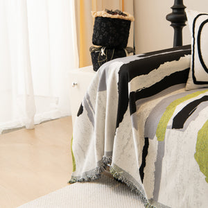 Colorful Chenille Sofa Throw Cover, Fashionable Soft Washable Couch Protector, Sectional Sofa Covers