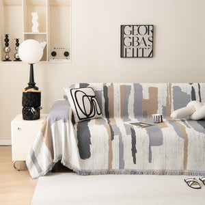 Colorful Chenille Sofa Throw Cover, Fashionable Soft Washable Couch Protector, Sectional Sofa Covers