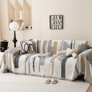 Colorful Chenille Sofa Throw Cover, Fashionable Soft Washable Couch Protector, Sectional Sofa Covers