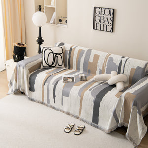 Colorful Chenille Sofa Throw Cover, Fashionable Soft Washable Couch Protector, Sectional Sofa Covers