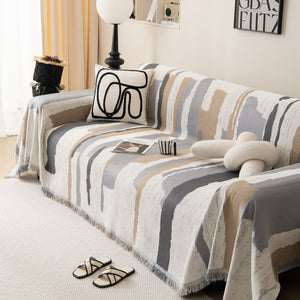 Colorful Chenille Sofa Throw Cover, Fashionable Soft Washable Couch Protector, Sectional Sofa Covers