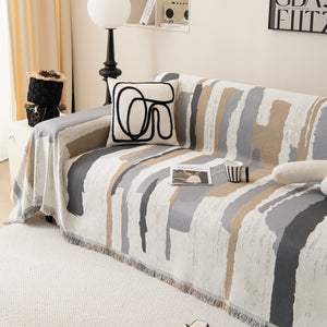 Colorful Chenille Sofa Throw Cover, Fashionable Soft Washable Couch Protector, Sectional Sofa Covers