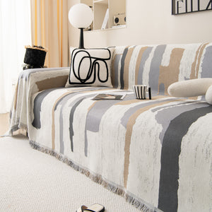 Colorful Chenille Sofa Throw Cover, Fashionable Soft Washable Couch Protector, Sectional Sofa Covers