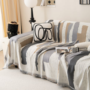 Colorful Chenille Sofa Throw Cover, Fashionable Soft Washable Couch Protector, Sectional Sofa Covers