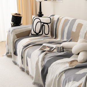 Colorful Chenille Sofa Throw Cover, Fashionable Soft Washable Couch Protector, Sectional Sofa Covers