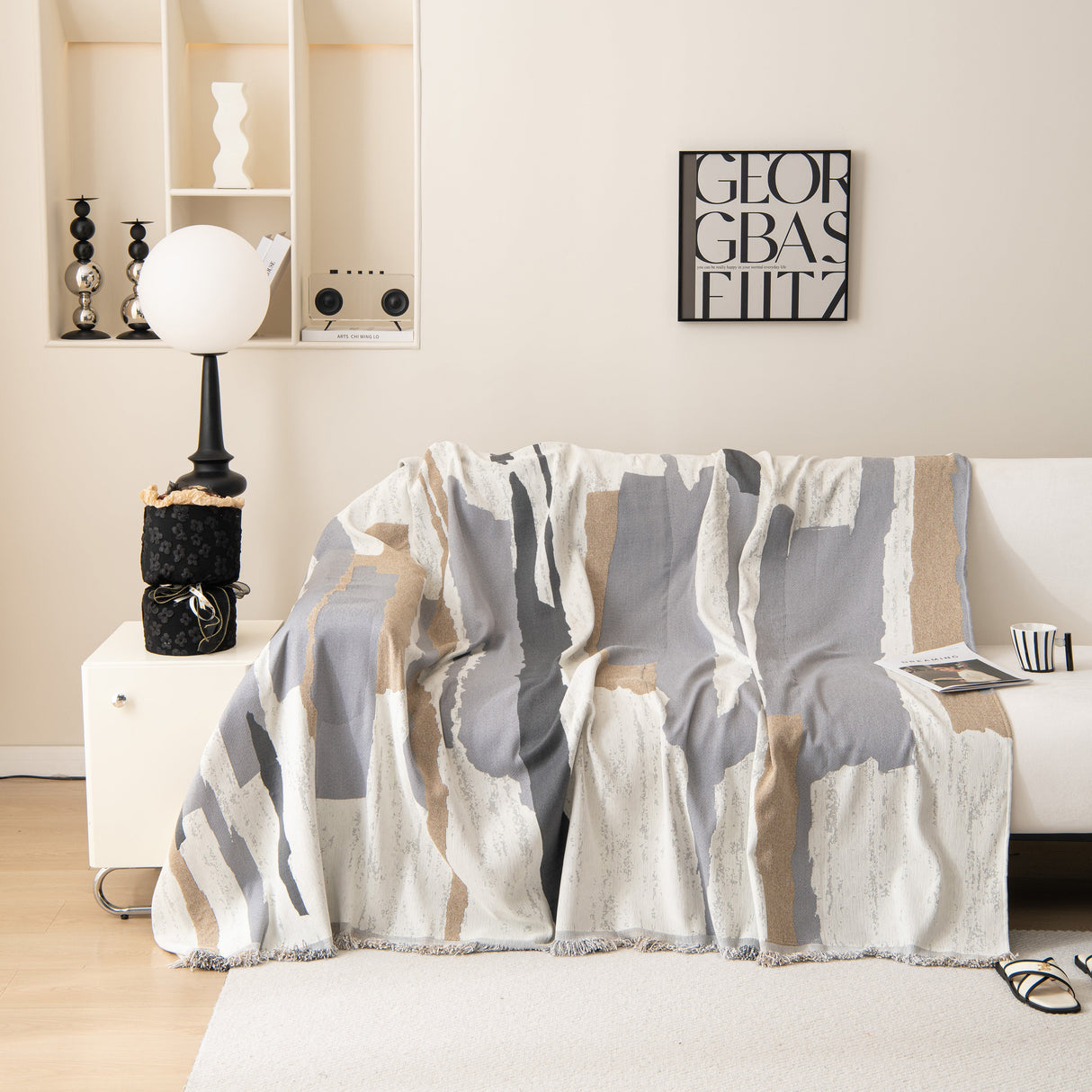 Colorful Chenille Sofa Throw Cover, Fashionable Soft Washable Couch Protector, Sectional Sofa Covers