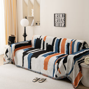 Colorful Chenille Sofa Throw Cover, Fashionable Soft Washable Couch Protector, Sectional Sofa Covers