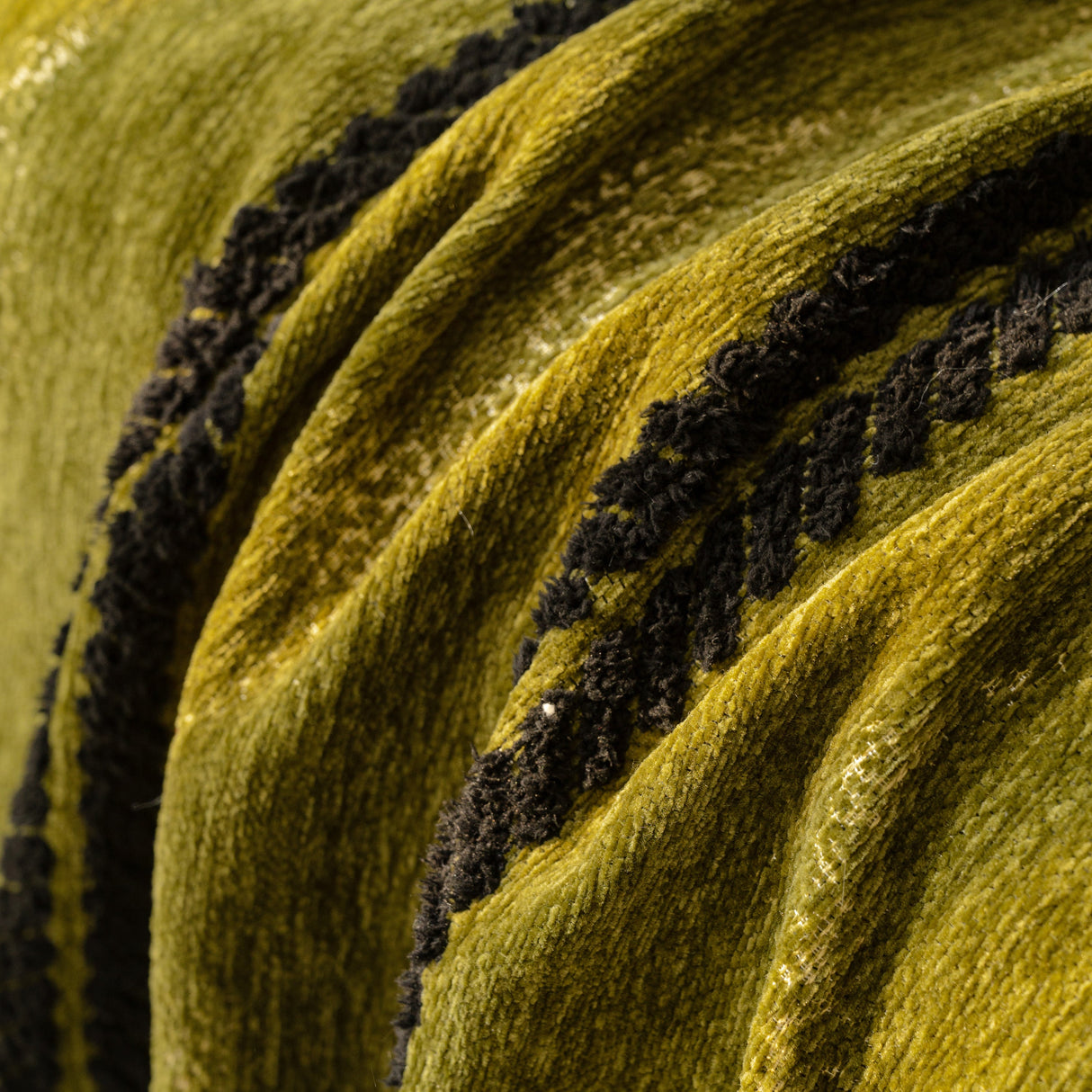 Boho Couch Throw Blanket with Textured Stripes, Sofa Cover for Living Room Decor