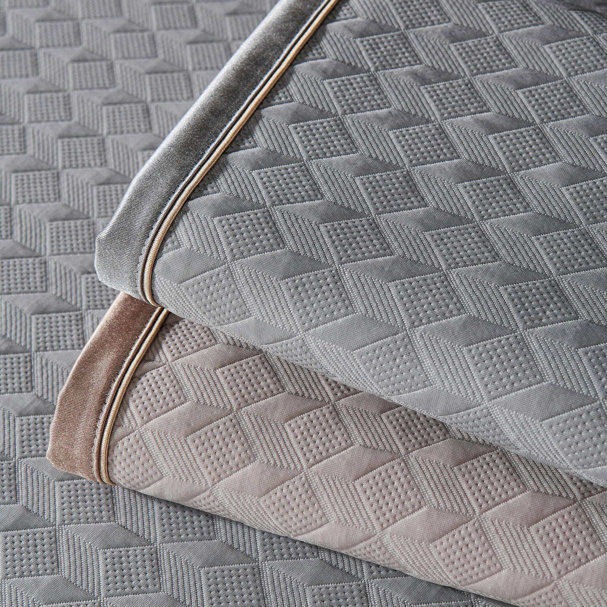 Geometric 3D Sofa Cover, Non-Slip Couch Protector for Seat, Backrest & Armrest