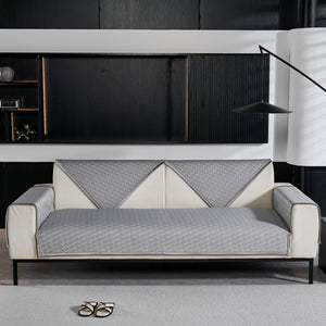 Geometric 3D Sofa Cover, Non-Slip Couch Protector for Seat, Backrest & Armrest