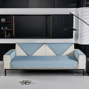 Geometric 3D Sofa Cover, Non-Slip Couch Protector for Seat, Backrest & Armrest