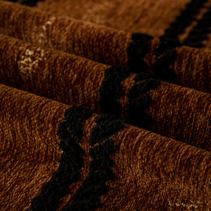 Boho Couch Throw Blanket with Textured Stripes, Sofa Cover for Living Room Decor