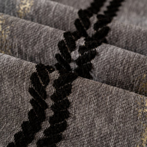 Boho Couch Throw Blanket with Textured Stripes, Sofa Cover for Living Room Decor