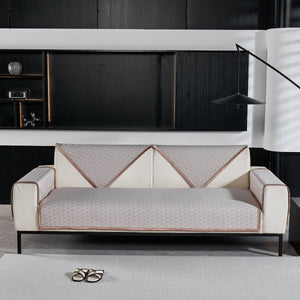 Geometric 3D Sofa Cover, Non-Slip Couch Protector for Seat, Backrest & Armrest