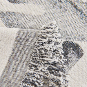 Soft Woven Leaf Couch Blanket, Pet-friendly Sectional Sofa Slipcover For Cats Dogs