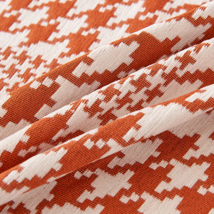 Chenille Houndstooth Couch Cover, Chaise Lounge Blanket Cover, Sectional Couch Scratch Protector