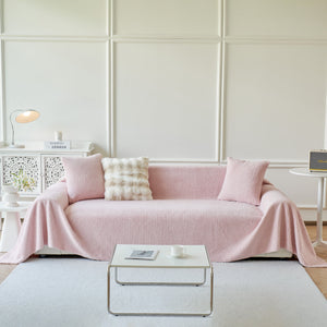 Thick Sherpa Fleece Sofa Protector Cover Stylish Durable Slipcovers for Couches and Chairs