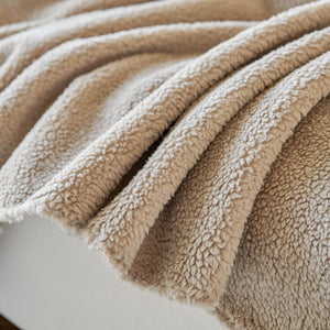 Thick Sherpa Fleece Sofa Protector Cover Stylish Durable Slipcovers for Couches and Chairs