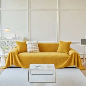 Thick Sherpa Fleece Sofa Protector Cover Stylish Durable Slipcovers for Couches and Chairs