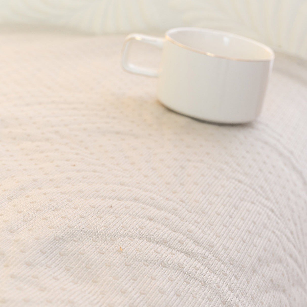 Sofa Cover for Leather & Fabric Couches, 3D Leaf Embossed Quilted Furniture Covers