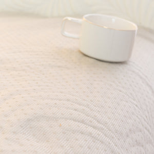 Sofa Cover for Leather & Fabric Couches, 3D Leaf Embossed Quilted Furniture Covers