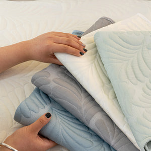 Sofa Cover for Leather & Fabric Couches, 3D Leaf Embossed Quilted Furniture Covers