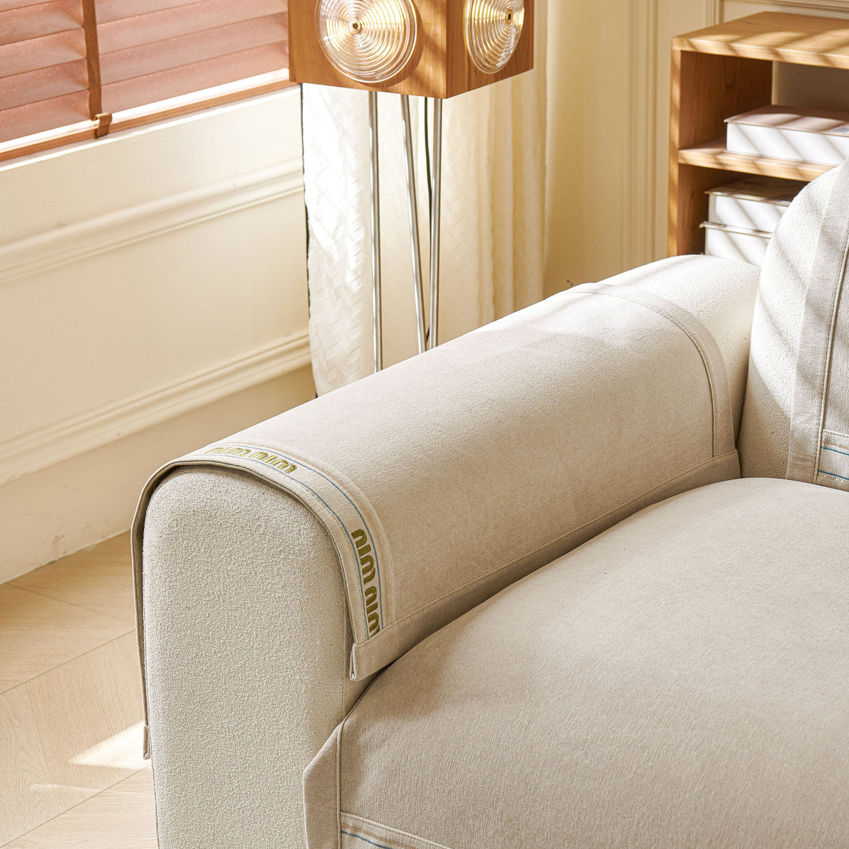 Chenille Sofa Cover Pet Mat, Non-Slip Couch Protector for Sectional & L-Shaped Sofas