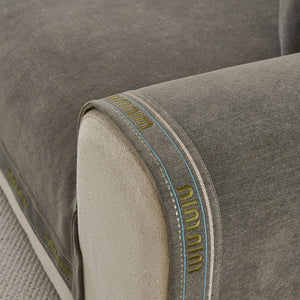 Chenille Sofa Cover Pet Mat, Non-Slip Couch Protector for Sectional & L-Shaped Sofas