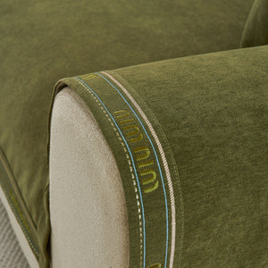 Chenille Sofa Cover Pet Mat, Non-Slip Couch Protector for Sectional & L-Shaped Sofas