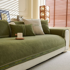 Chenille Sofa Cover Pet Mat, Non-Slip Couch Protector for Sectional & L-Shaped Sofas