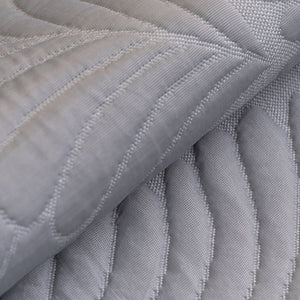 Sofa Cover for Leather & Fabric Couches, 3D Leaf Embossed Quilted Furniture Covers