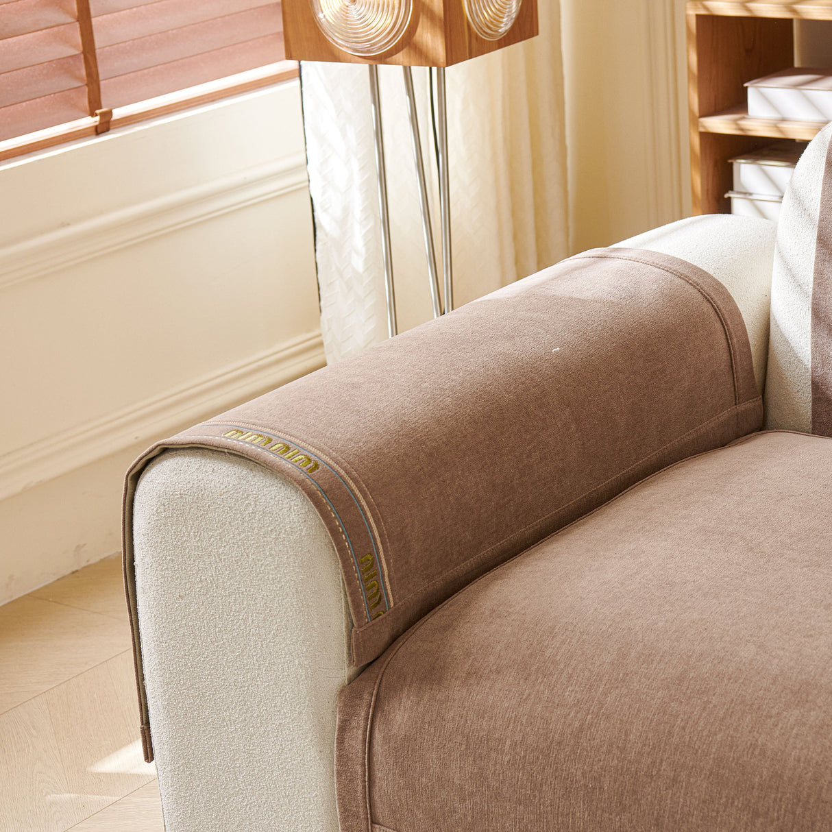 Chenille Sofa Cover Pet Mat, Non-Slip Couch Protector for Sectional & L-Shaped Sofas