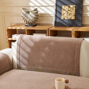 Chenille Sofa Cover Pet Mat, Non-Slip Couch Protector for Sectional & L-Shaped Sofas