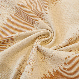 Modern Striped Couch Protector Blanket, Furniture Slipcover for L Shaped Sectionals