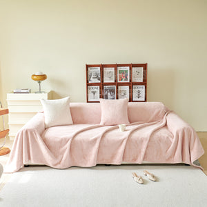 Faux Fur Smooth Plush Comfy Couch Covers, Soft Thicked Durable Blankets and Throws for Sofas