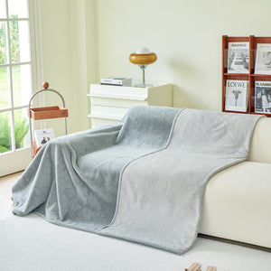 Faux Fur Smooth Plush Comfy Couch Covers, Soft Thicked Durable Blankets and Throws for Sofas